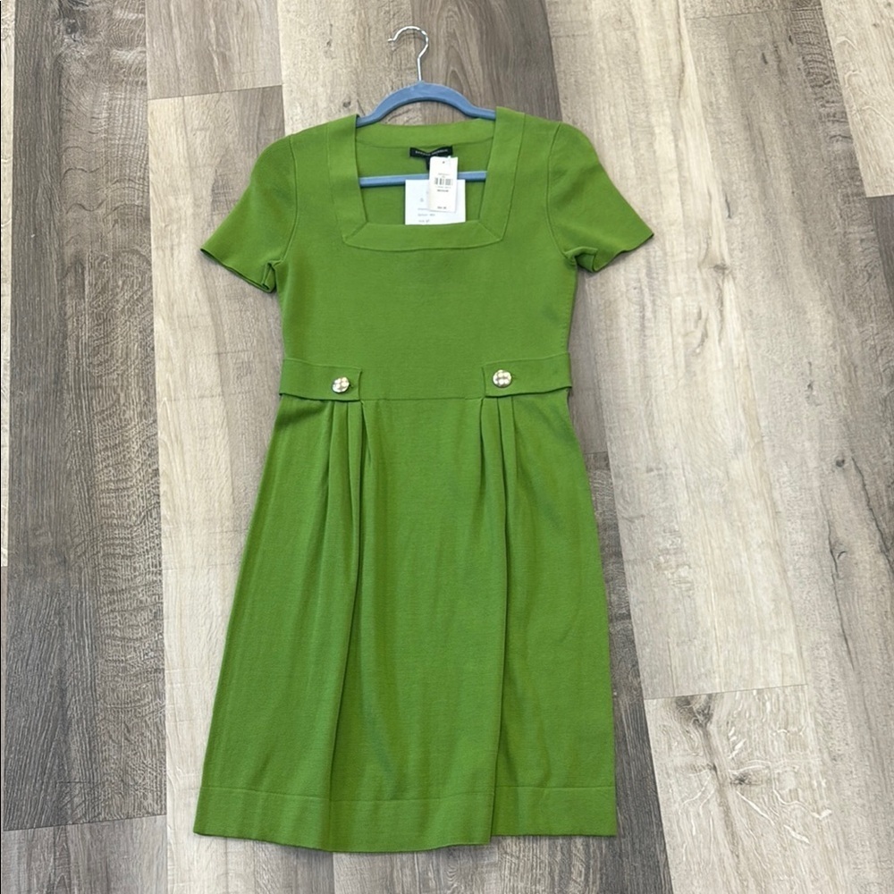 🍁Banana Republic moss green dress